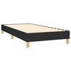 vidaXL Box Spring Bed Frame Black Single Fabric (UK/IE/FI/NO only)