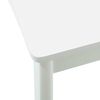 vidaXL Dining Chair 2 pcs White and White Solid Rubber Wood