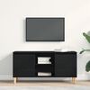 vidaXL TV Cabinet Black Oak 102 x 35 x 50 cm Engineered Wood