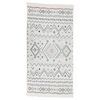 vidaXL Rug Beige and Blue 80x300 cm Cotton