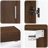 vidaXL Bathroom Furniture Set TULUM Brown Oak Engineered Wood