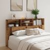 vidaXL Headboard Cabinet Old Wood 180x19x103.5 cm Engineered Wood