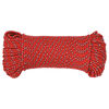 vidaXL Boat Rope Red 3 mm 25 m Polypropylene