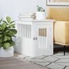 vidaXL Dog Crate Furniture White 45x62x59 cm Engineered Wood