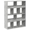 vidaXL Room Divider Concrete Grey 100x33x125,5 cm Engineered Wood