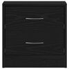vidaXL Bedside Cabinets 2 pcs Black Oak 40x30x40 cm Engineered Wood