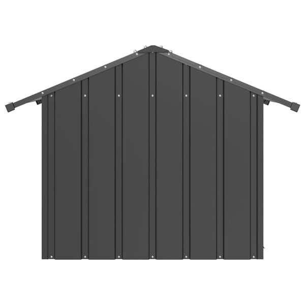vidaXL Dog House with Roof 85x107x81 cm Galvanised Steel