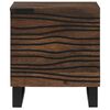 vidaXL Bedside Cabinet Walnut 40 x 33 x 46 cm Solid Acacia wood