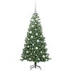 vidaXL Christmas Tree with 150 LEDs with Stand Green 120 cm PVC