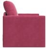 vidaXL Sofa Bed Wine Red 74 x 77 x 81 cm Velvet