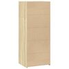 vidaXL Highboard Sonoma Oak 50x41x124 cm Engineered Wood
