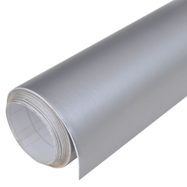 vidaXL Car Films 2 pcs Matt Silver 100x150 cm
