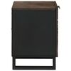 vidaXL Bedside Cabinet Walnut 40 x 33 x 46 cm Solid Acacia wood