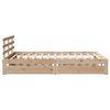 vidaXL Bed Frame with Drawers without Mattress 120x200 cm