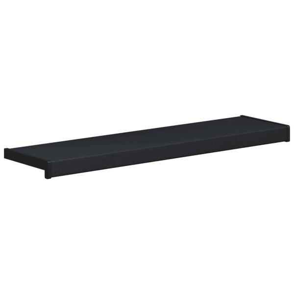 vidaXL Window Sill Anthracite with Wood Grain 80 x 20 x 4.5 cm PVC