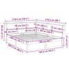 vidaXL Bookcase Bed without Mattress 160x200 cm Solid Wood Pine