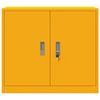 vidaXL Storage Cabinet Mustard Yellow 80 x 40 x 70 cm Steel