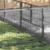 vidaXL Dog Kennel Silver 28 m&sup2; Steel