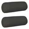 vidaXL Cushion Cover 2 pcs HEERLEN Dark Grey &Oslash; 15 x 40 cm