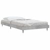 vidaXL Bed Frame without Mattress Concrete Grey 90x190 cm Single
