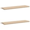 vidaXL Bench Cushions SOEST 2 pcs 100% Polyester Cream 140 x 40 x 5 cm