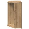 vidaXL Corner LED TV Cabinet Artisan Oak 100x40x68cm Engineered Wood