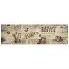 vidaXL Kitchen Rug Washable Coffee Brown 45x150 cm Velvet