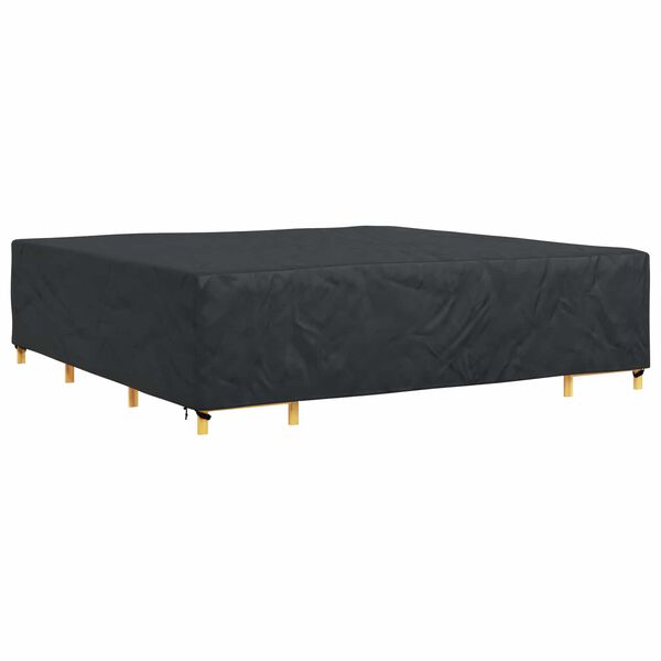 vidaXL Furniture Cover Plain Black 300 x 300 x 70 cm 420D