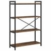 vidaXL Bookshelf Old wood 80 x 30 x 120 cm Engineered Wood