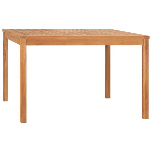 vidaXL Garden Dining Table 120x120x77 cm Solid Teak Wood