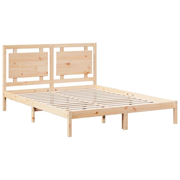 vidaXL Extra Long Bed Frame without Mattress 160x210 cm Solid Wood