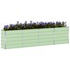 vidaXL Planter Green 320 x 40 x 75 cm Steel