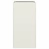 vidaXL Planter White 40x40x80 cm Cold-rolled Steel