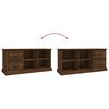 vidaXL TV Cabinet Brown Oak 102x35.5x47.5 cm Engineered Wood