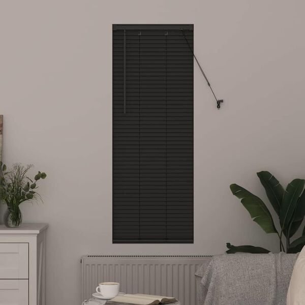 vidaXL Venetian Blinds Manual Dark Grey 175 x 50 cm Aluminium