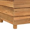vidaXL Raised Bed 100x40x55 cm Recycled Teak Wood and Steel