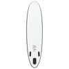 vidaXL Inflatable Stand up Paddle Board Set Black and White