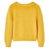Kids' Sweater Knitted Ochre 128