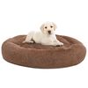 vidaXL Washable Dog & Cat Cushion Brown 90x90x16 cm Plush