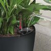 LECHUZA Planter CLASSICO LS 28 ALL-IN-ONE Charcoal Metallic 16043