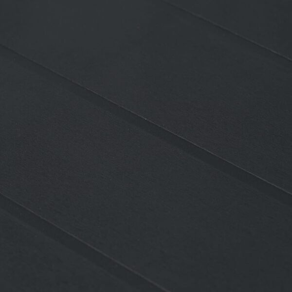 vidaXL Garden Table Anthracite 79x79x72 cm Plastic Rattan Look