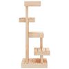 vidaXL Cat Tree 45.5x49x103 cm Solid Wood Pine