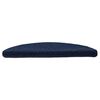 vidaXL Stair Mats Self-adhesive 20 pcs 56x17x3 cm Navy Half Round