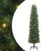vidaXL Artificial Christmas Tree with 300 LEDs with Stand Green 240 cm