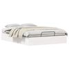 vidaXL Ottoman Bed Frame with Storage White 150 x 200 cm