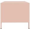 vidaXL Coffee Table Pink 101.5x50x43.5 cm Cold-rolled Steel