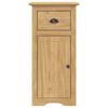 vidaXL Bathroom Cabinet with Drawer BODO Honey Brown 44 x 30 x 90 cm