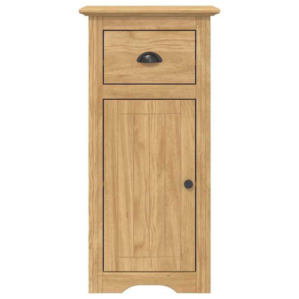 vidaXL Bathroom Cabinet with Drawer BODO Honey Brown 44 x 30 x 90 cm