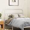 vidaXL Metal Replace Headboard White 107 cm