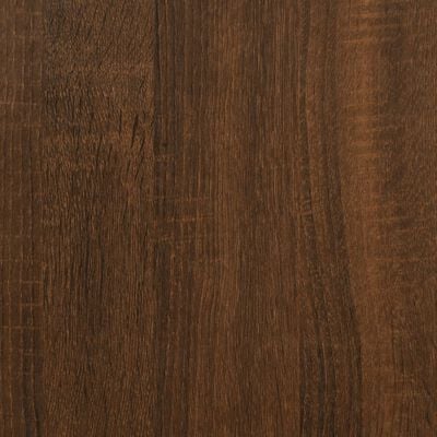 vidaXL Monitor Stand Brown Oak 100x24x13 cm Engineered Wood